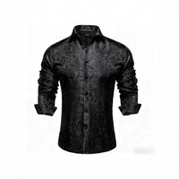 Stylish Lapel, Loose-fitting Casual Sports Button-up Shirt For Men