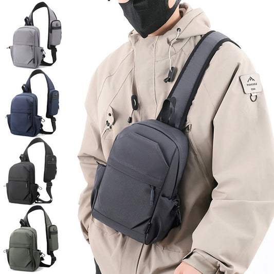 Men's Backpack Oxford Cloth Shoulder Chest Bag null