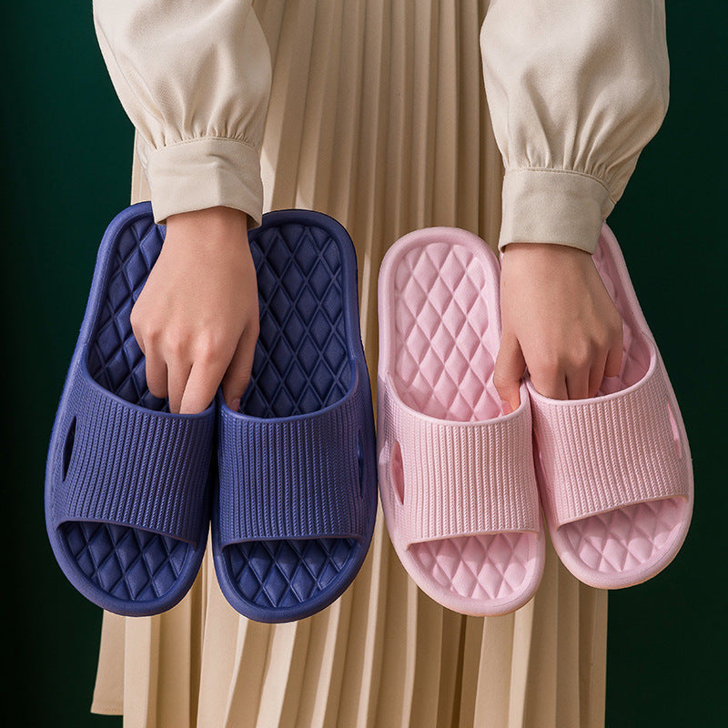 Soft Slippers Bathroom Slippers EVA Non-slip Home Shoes Garden Slides null