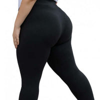 High-waisted Non-see-through Outerwear-friendly Plus-size Yoga Pants For Women