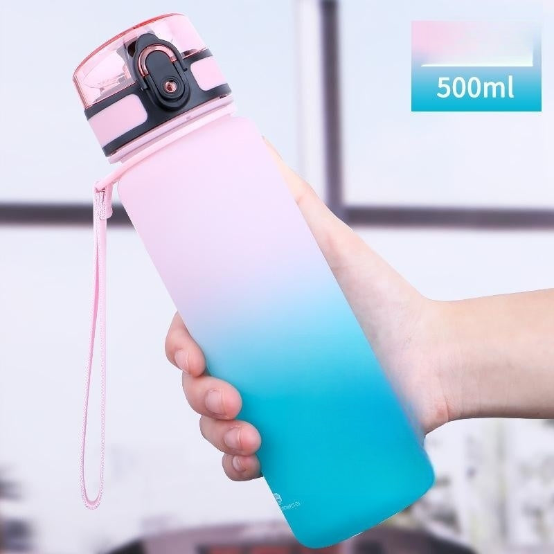 Outdoor Portable Large Capacity Sports And Fitness Water Bottle null