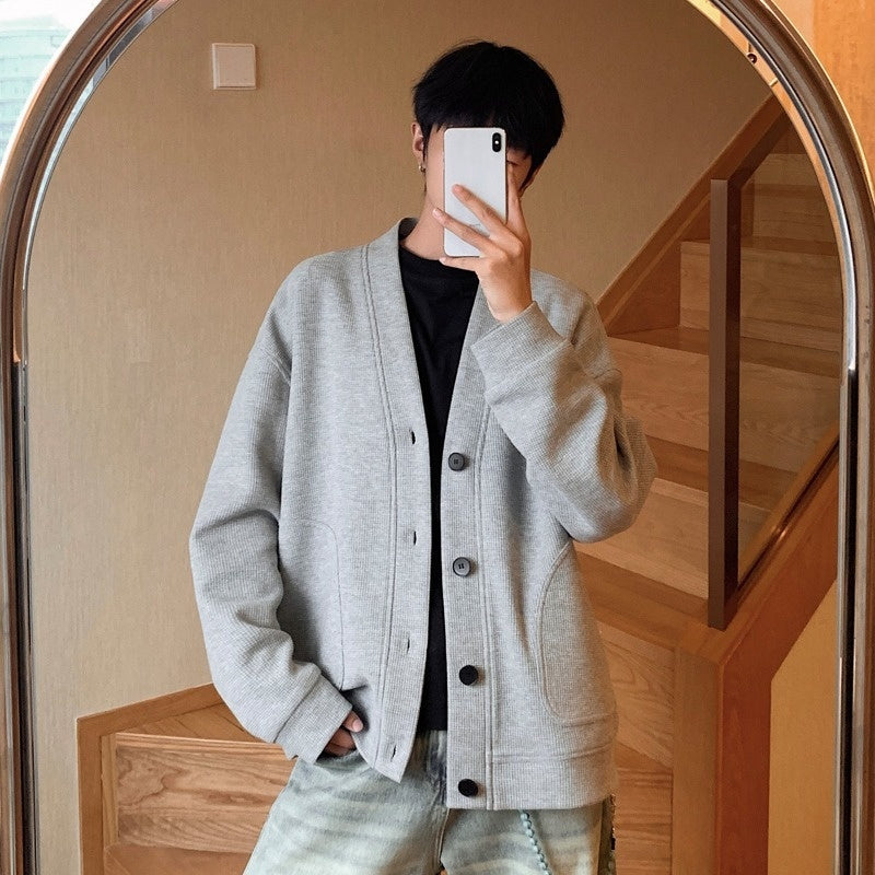 Men's Loose Long-sleeve Versatile Lazy Jacket