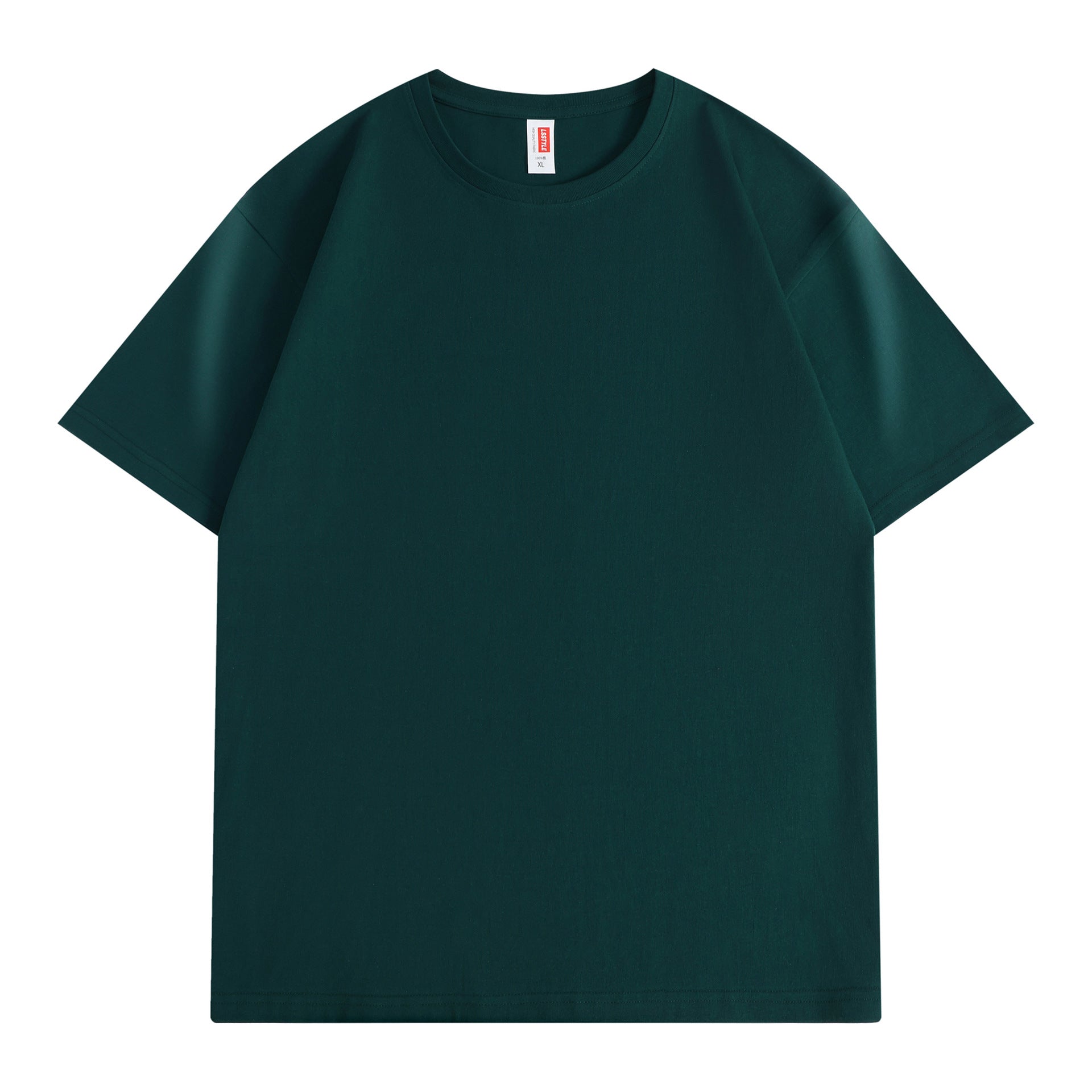 Cotton Round Neck 220g Overalls Short-sleeved Shirt