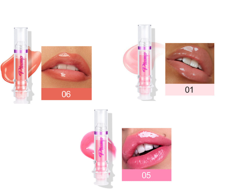 New Tube Lip Rich Lip Color Slightly Spicy Lip Honey Lip Glass Mirror Face Lip Mirror Liquid Lipstick null