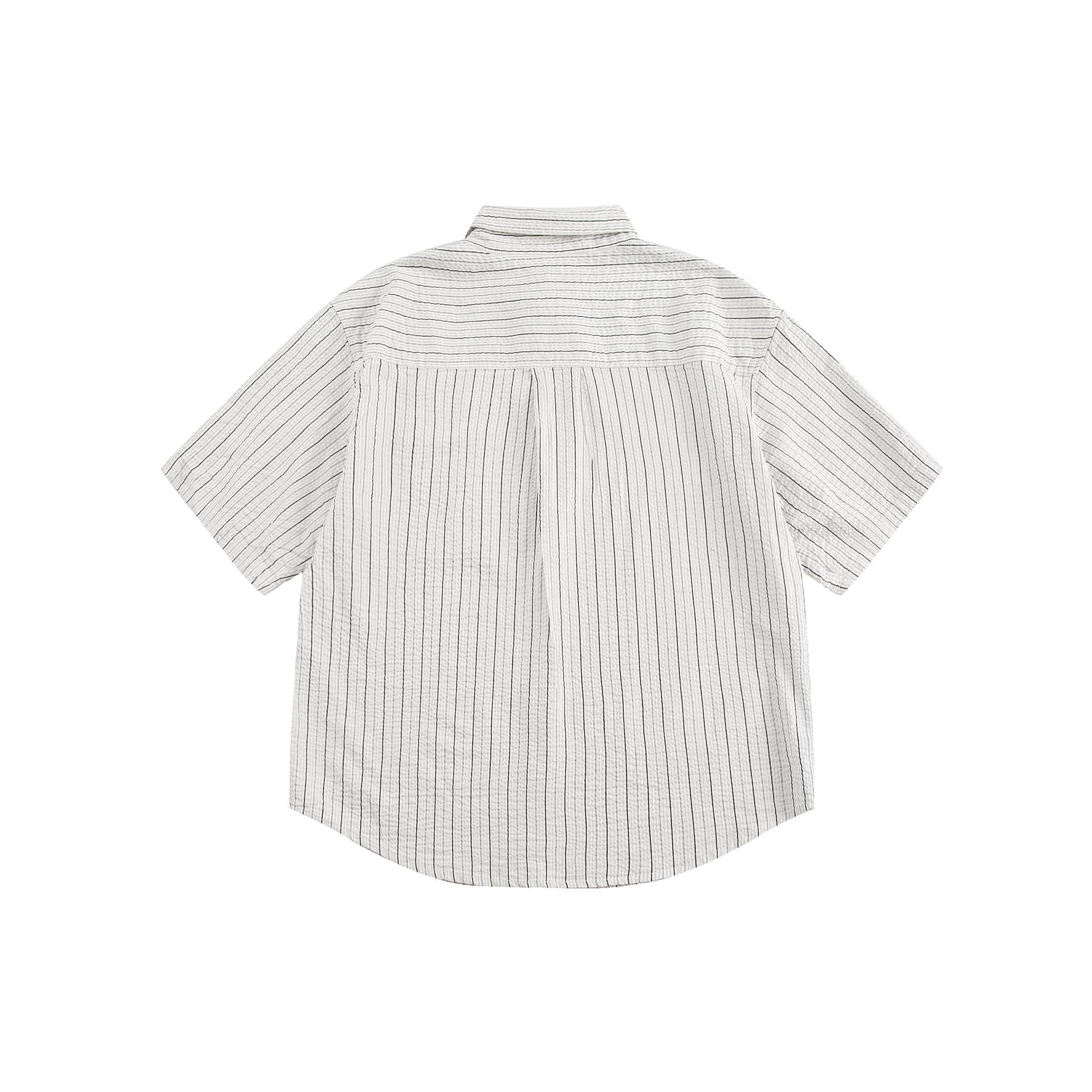 Retro Ins Hong Kong Style Japanese Style All-matching Casual Short-sleeved Shirt