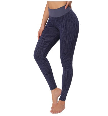 Plaid Leggings Fitness Yoga Pants Women's Seamless High Waist Breathable Gym Leggings null