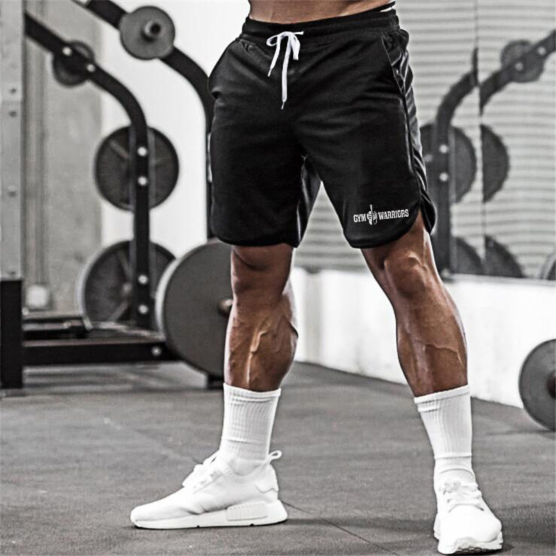 Summer Brand Mesh Quick Dry Fitness Shorts Men Gym Knee null