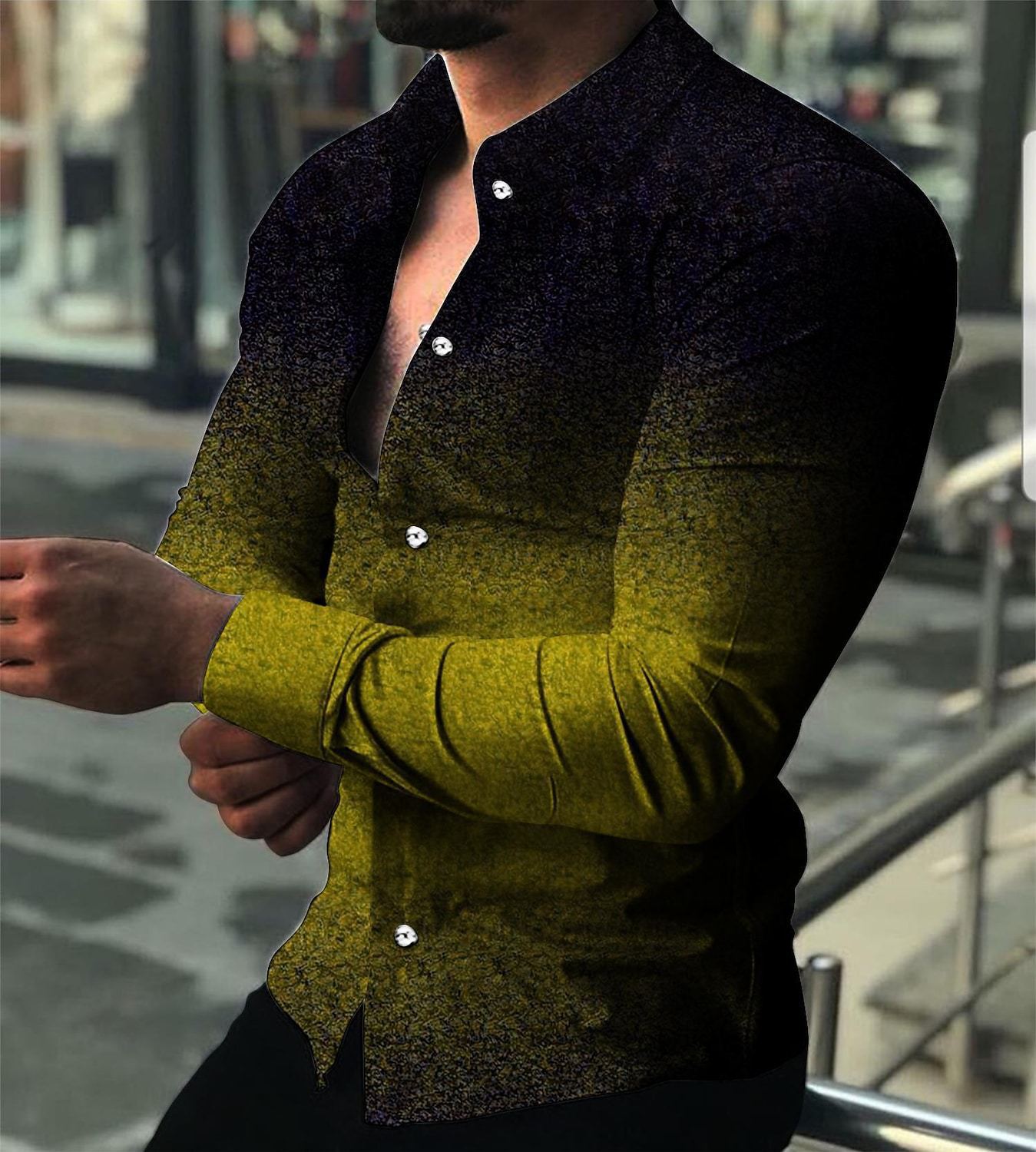 Men's Slim Fit Fashionable Cardigan Long Sleeve