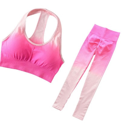 Two Piece Seamless Yoga Women's Gym Polyester BODYSUIT null