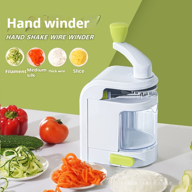 Vegetable Grater Potato Spiral Slicer Whirlwind Fruit Vegetable Spiral Machine Noodle Maker Multifunctional Kitchen Gadgets null