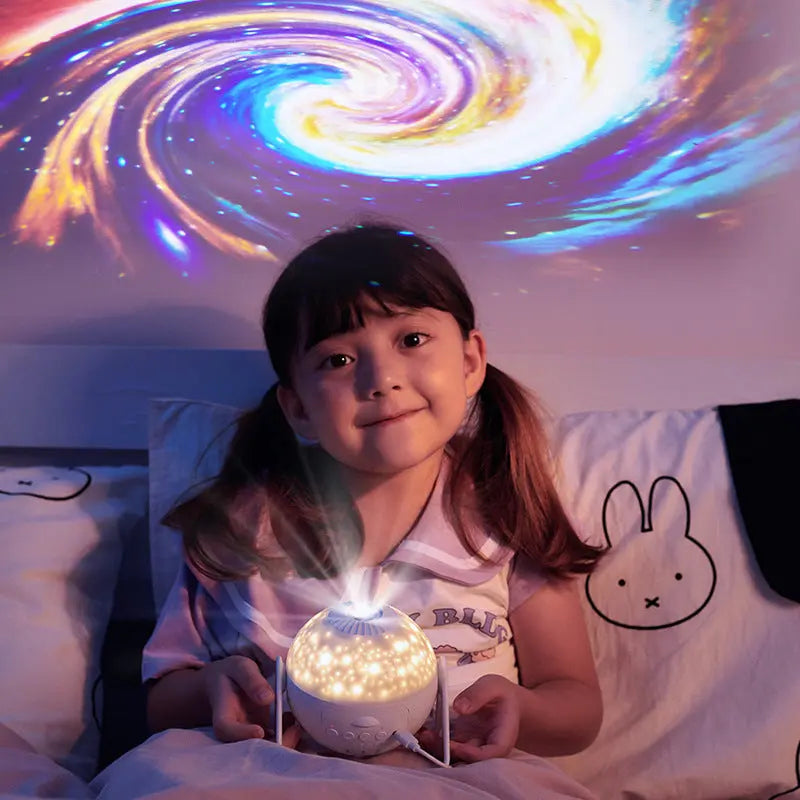 Galaxy Projector Starry Sky Projection Bedroom Bedside Decoration Night Light null