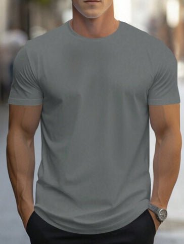 American T-shirt Printing Retro Short Sleeve Men Grey American T-shirt Printing Retro Short Sleeve Men - shop_name