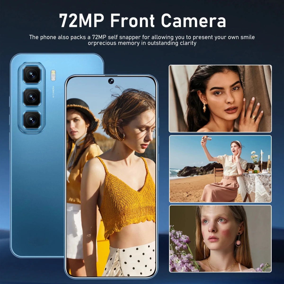 Android HOT60 Pro Mobile Phone in Shadow Blue Snapdragon 8 Gen4 Processor LTE 144Hz AMOLED Display 120W Quick Charge for Gaming Blue Android HOT60 Pro Mobile Phone in Shadow Blue Snapdragon 8 Gen4 Processor LTE 144Hz AMOLED Display 120W Quick Charge for Gaming - shop_name