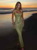 Avrilyaan Shiny Sequin Nightclub Deep V Backless Sexy Party Dress Women Halter 2025 Summer Dress Slim Bodycon Maxi Long Dresses 81002green Avrilyaan Shiny Sequin Nightclub Deep V Backless Sexy Party Dress Women Halter 2025 Summer Dress Slim Bodycon Maxi Long Dresses - shop_name