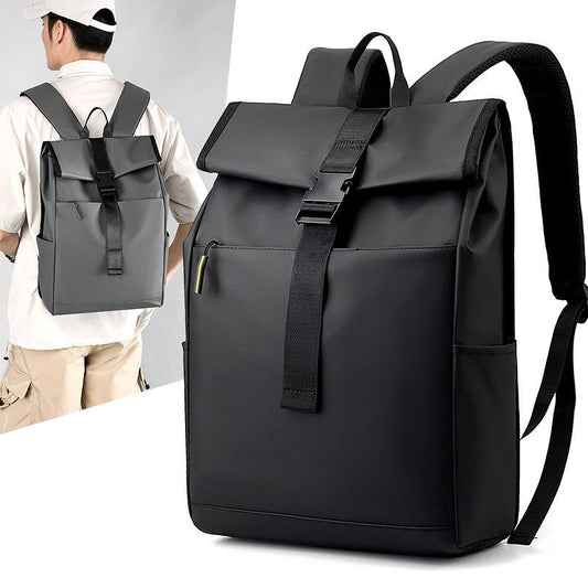 Casual Fashion Backpack For Men Women New Laptop Backpack Oxford Cloth Waterproof Short Distance Travel Backpack Men Black null