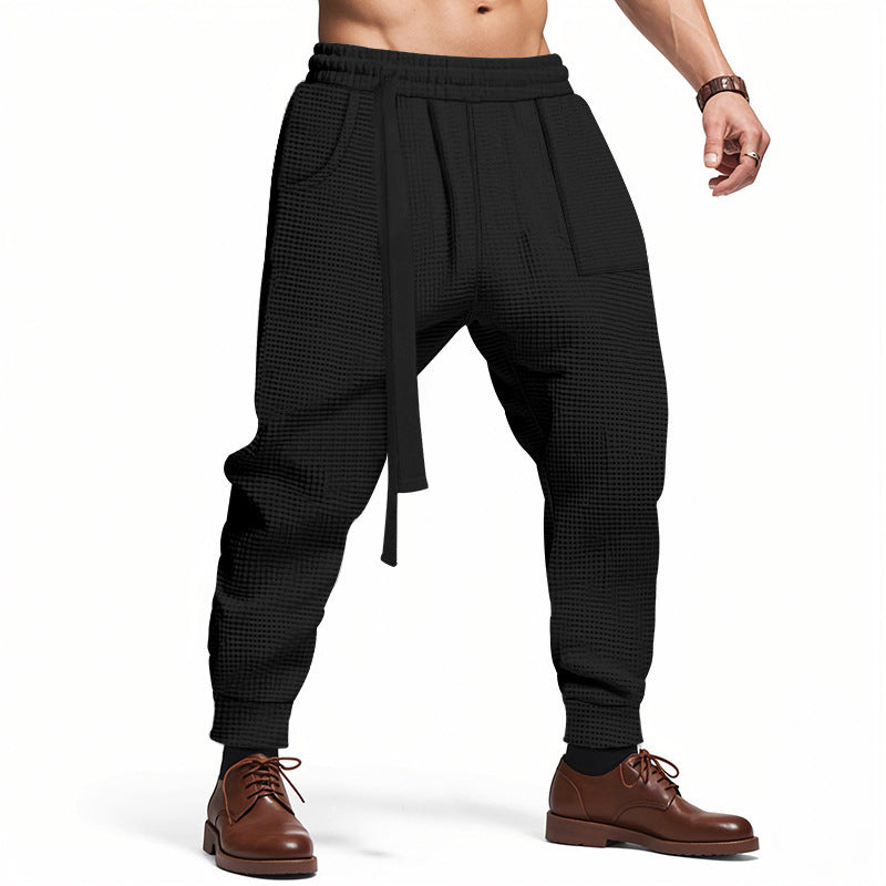 Men's Casual Pants Loose Ankle-tied Trousers Fashion Mens Clothing Men Clothing Men Wears null