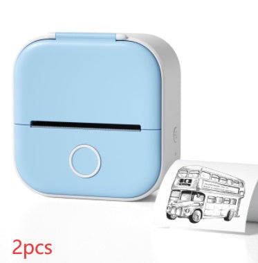 Portable Mini Thermal Label Printer Home Photo Printer Student Wrong Question Printer Bluetooth-compatible Mini Label Printer Price Tag null