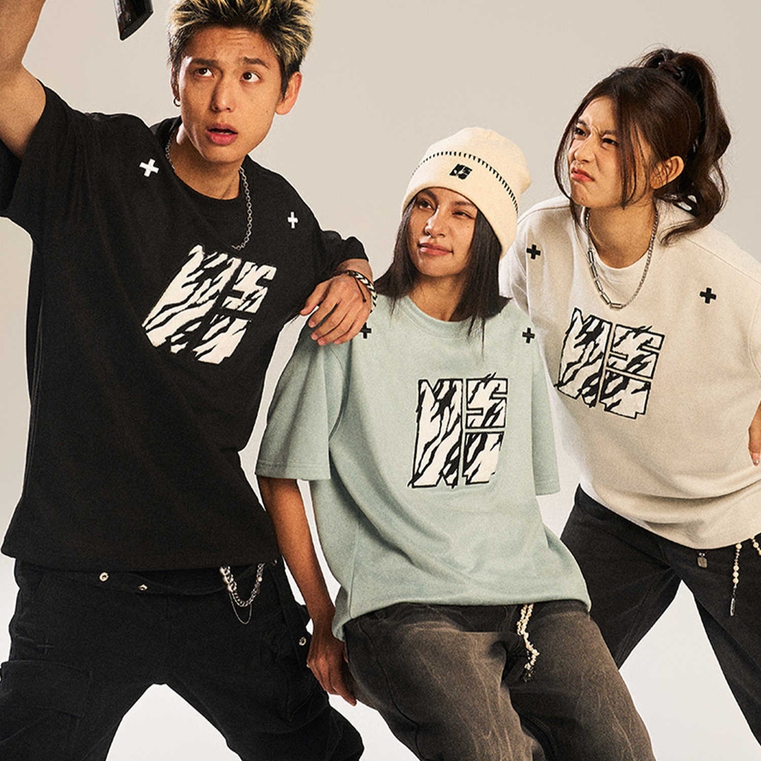 Retro Easy Matching Loose Couple Short Sleeve T-shirt