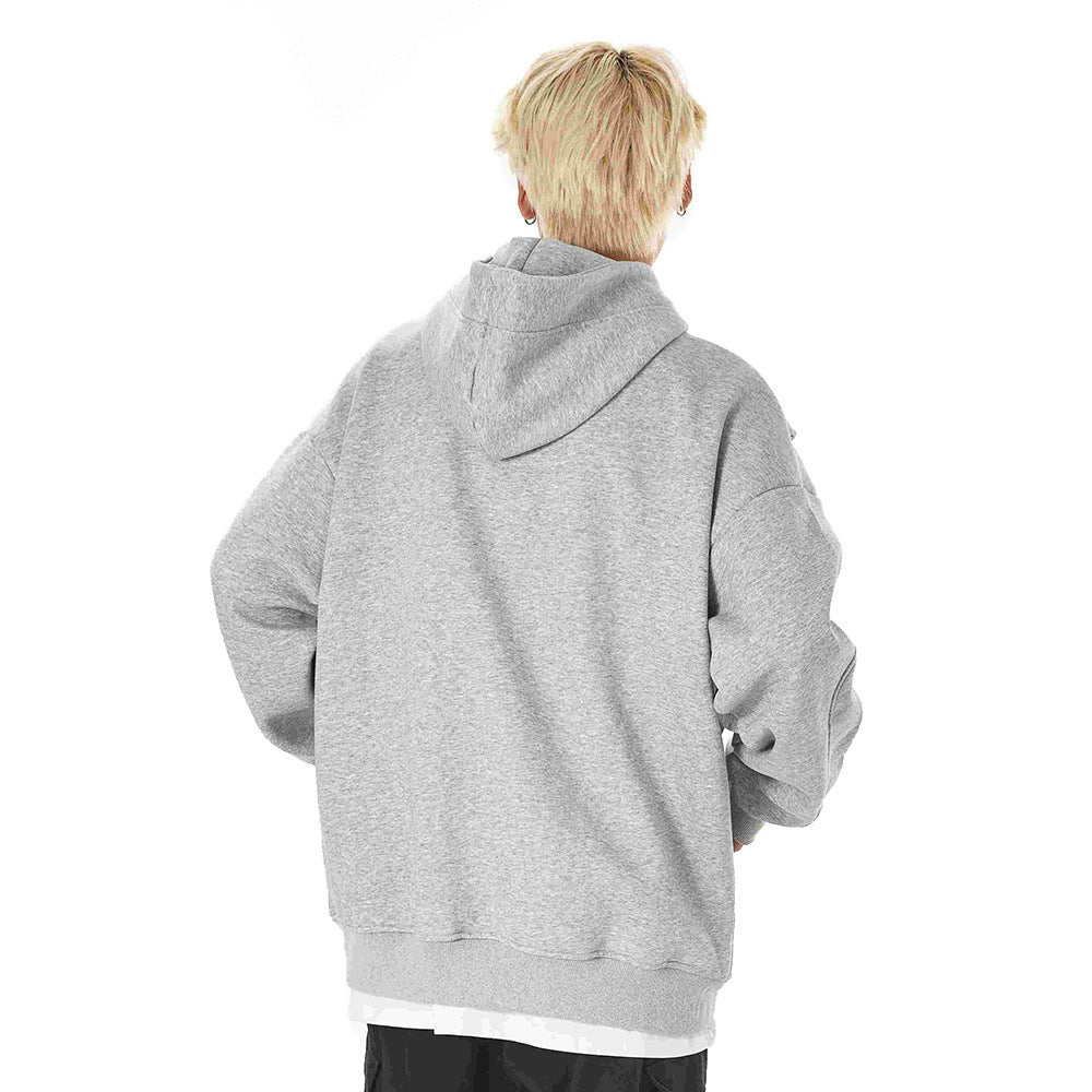 Men's Loose Pullover Personality Printed Hoodie null