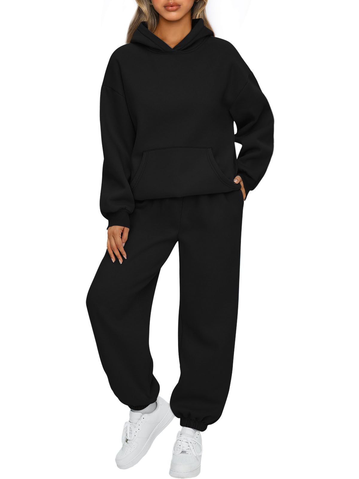 Autumn And Winter New Women's Casual Hooded Sportswear Long Pajama Set null