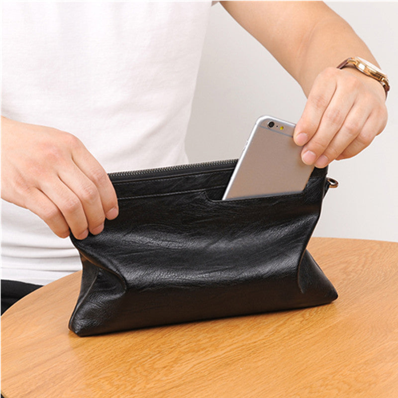 Men's Clutch Hair Clutch Street Casual Wrist Change Men's Bag
