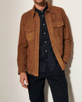 Noah Suede Shirt Jacket Men's Coat