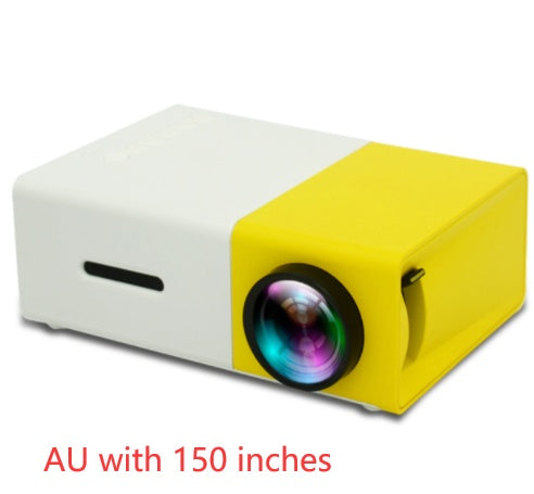 Portable Projector 3D Hd Led Home Theater Cinema HDMI-compatible Usb Audio Projector Yg300 Mini Projector null