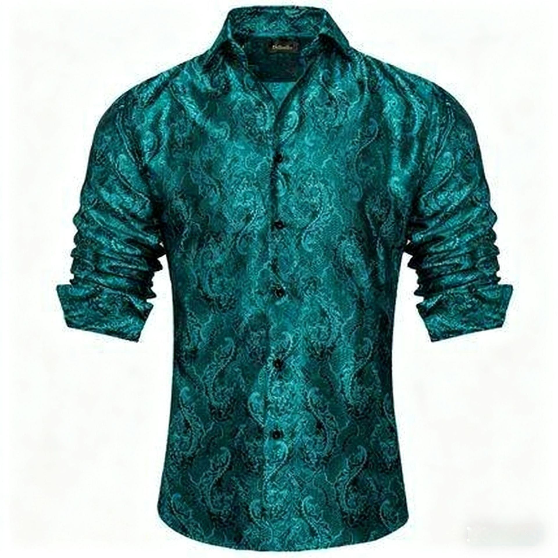 Stylish Lapel, Loose-fitting Casual Sports Button-up Shirt For Men