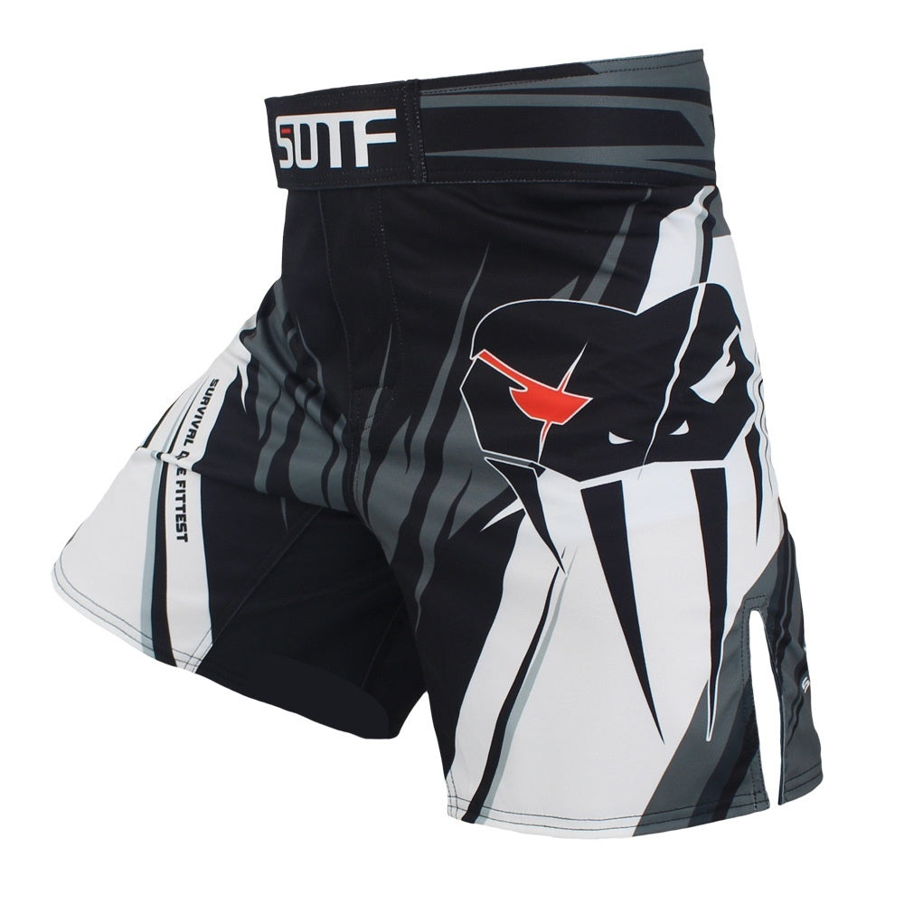 Boxing Sanda Fighting Running Sports And Fitness Shorts null