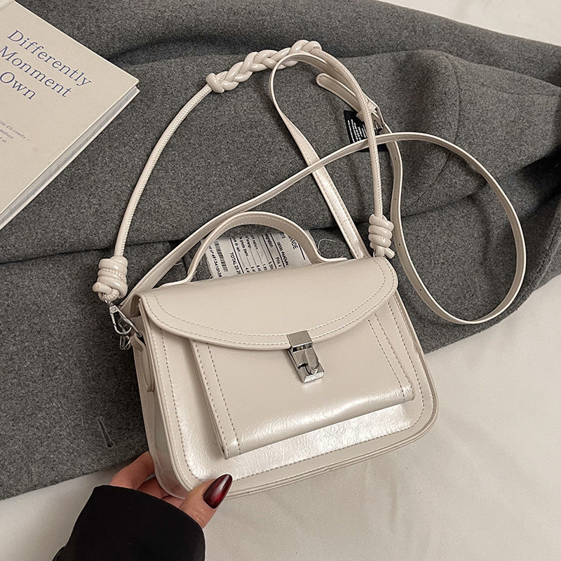 Casual Small Square Shoulder Bag Retro Portable Messenger Handbags For Women null