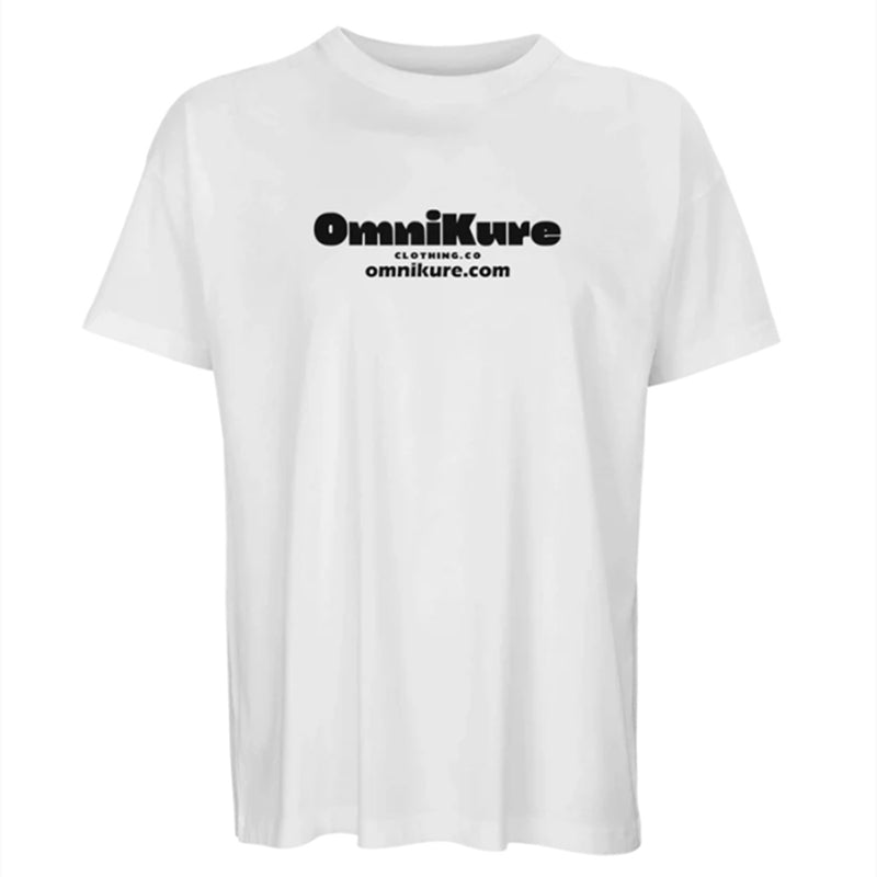 Pure Cotton Neutral T-shirt Plus Size White