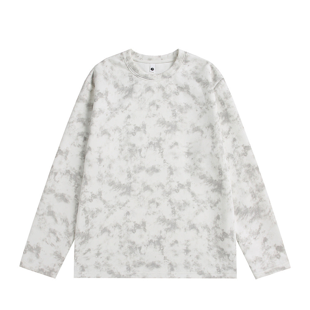 Tie-dye T-shirt For Men Loose Casual Pullover Top