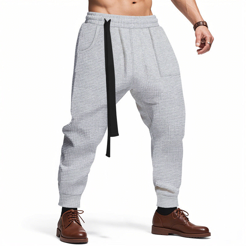 Men's Casual Pants Loose Ankle-tied Trousers Fashion Mens Clothing Men Clothing Men Wears null