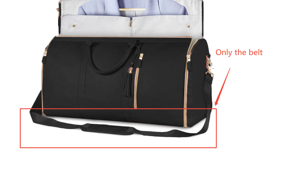 Large Capacity Travel Duffle Bag Women's Handbag Folding Suit Bag Waterproof Clothes Totes null