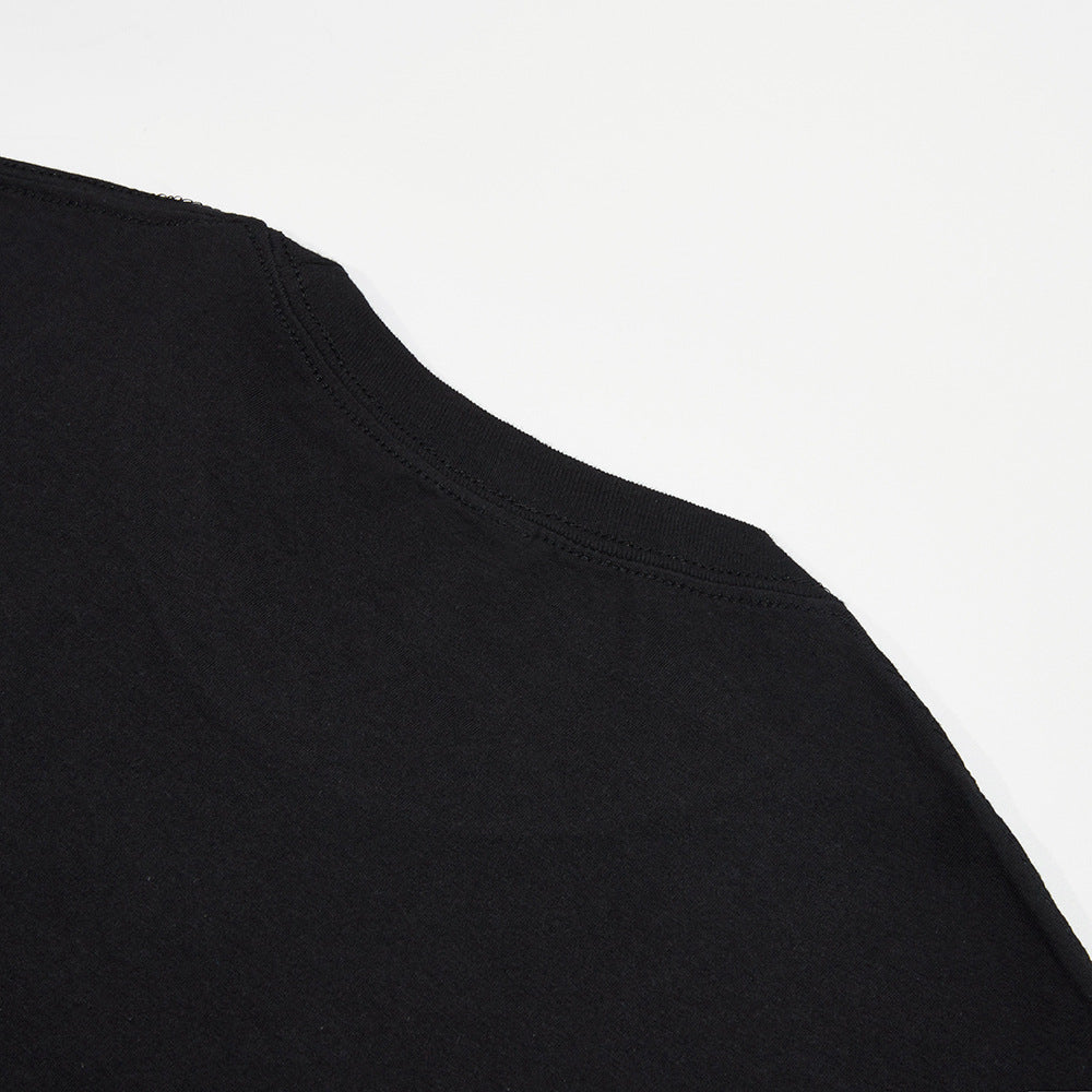 European Size Pure Cotton Respect Marine Printing Men