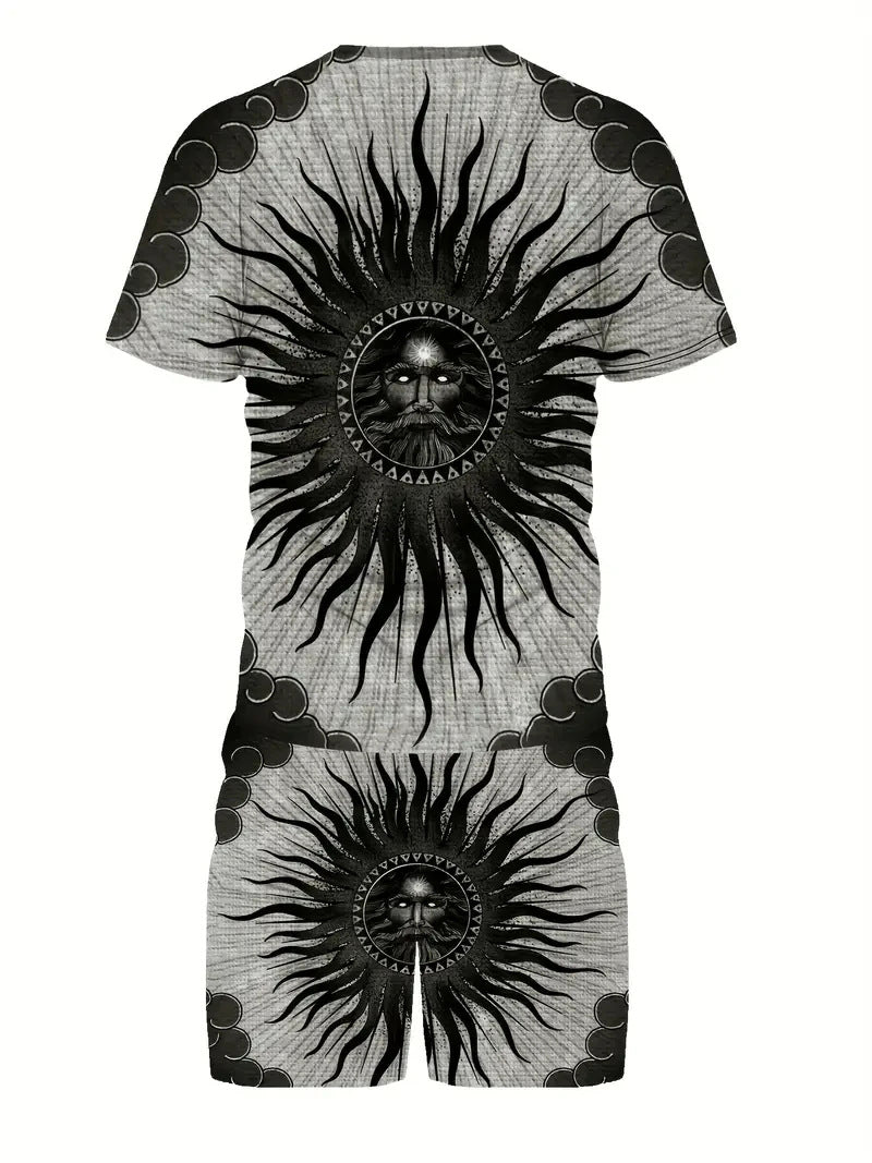 3d Printing Fashion Men's Casual Loose Outfit