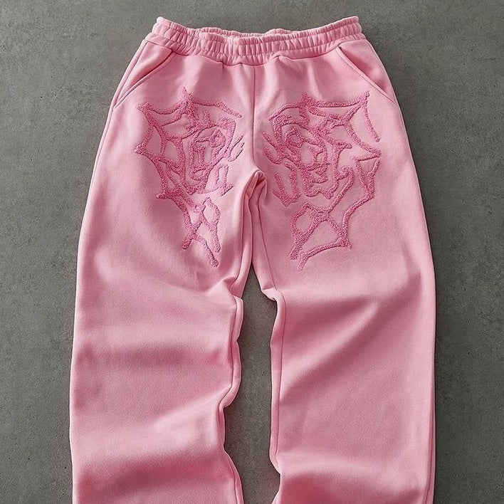 Pantalon polyvalent pour homme, coupe droite ample et design original