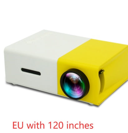 Portable Projector 3D Hd Led Home Theater Cinema HDMI-compatible Usb Audio Projector Yg300 Mini Projector null