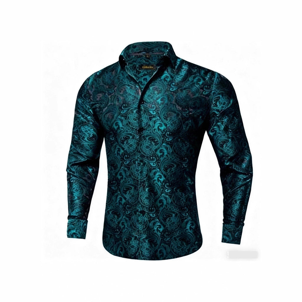 Stylish Lapel, Loose-fitting Casual Sports Button-up Shirt For Men