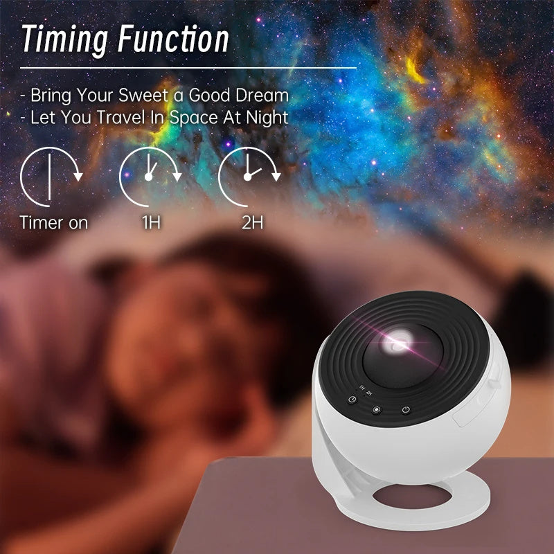 Night Light Galaxy Projector Starry Sky Projector 360 Rotate Planetarium Lamp For Kids Bedroom Valentines Day Gift Wedding Deco null