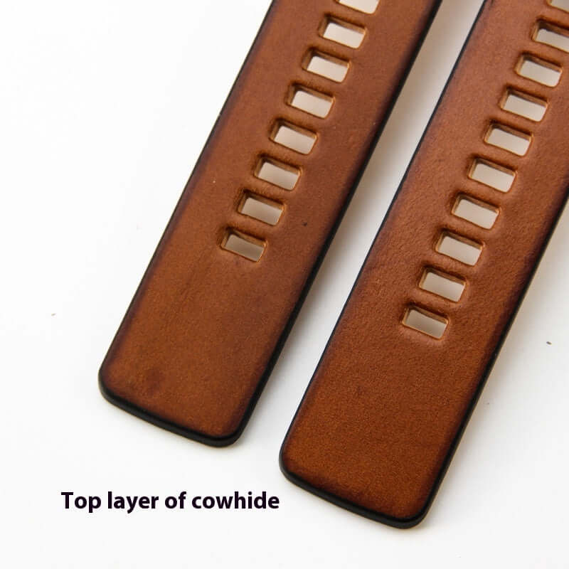 Retro Leather Watch Band Men