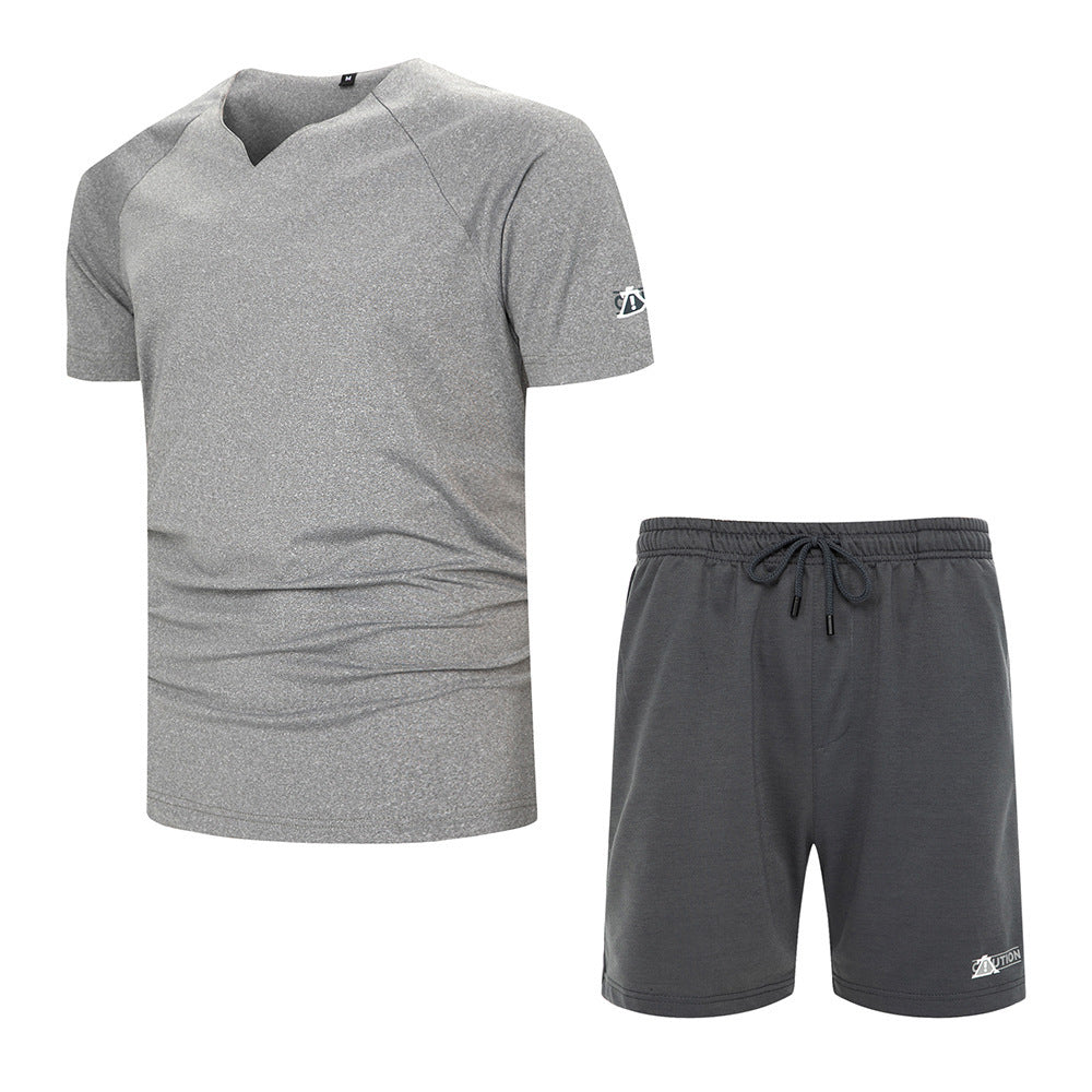 Loose And Comfortable Sports Short Set Of Running Fitness And Leisure null