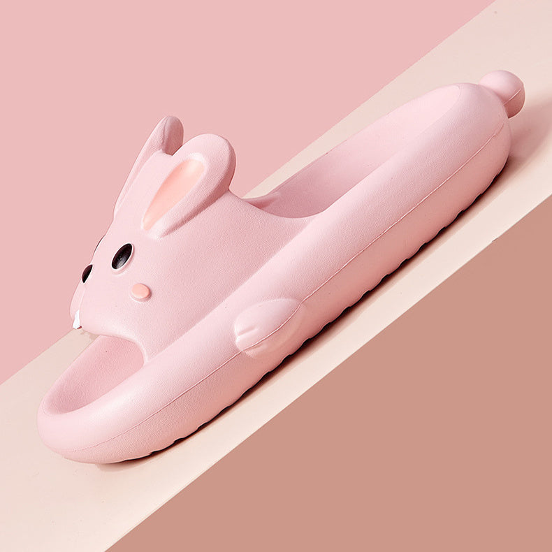 Cute Rabbit Slippers For Kids Women Summer Home Shoes Bathroom Slippers null