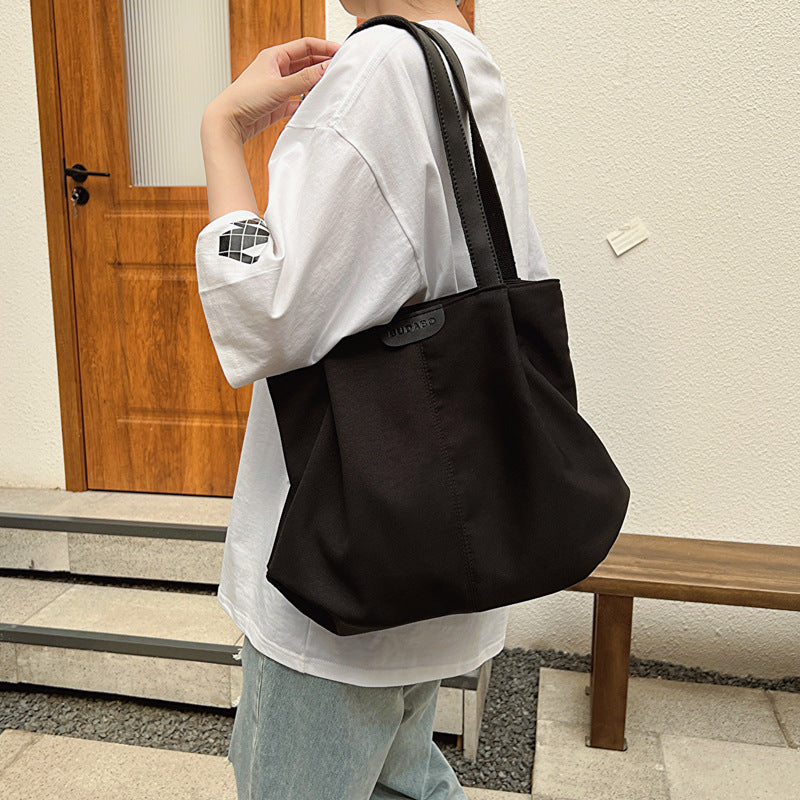 Women's Large-capacity Fashion Casual Tote Bag Nylon Portable Shoulder Bag null