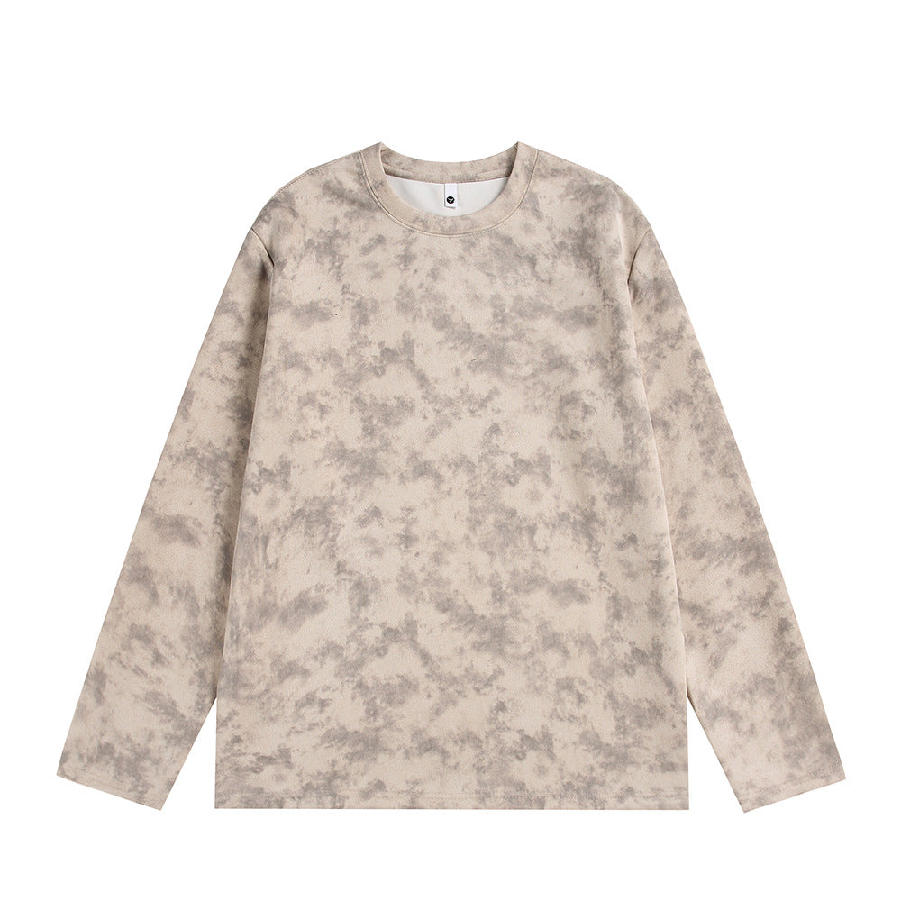 Tie-dye T-shirt For Men Loose Casual Pullover Top