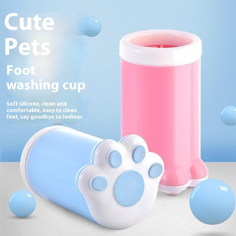 Dog Cleaning And Beauty Tools Portable Pets Dog's Paw Large Silicone Foot-washing Machine Pet Products null