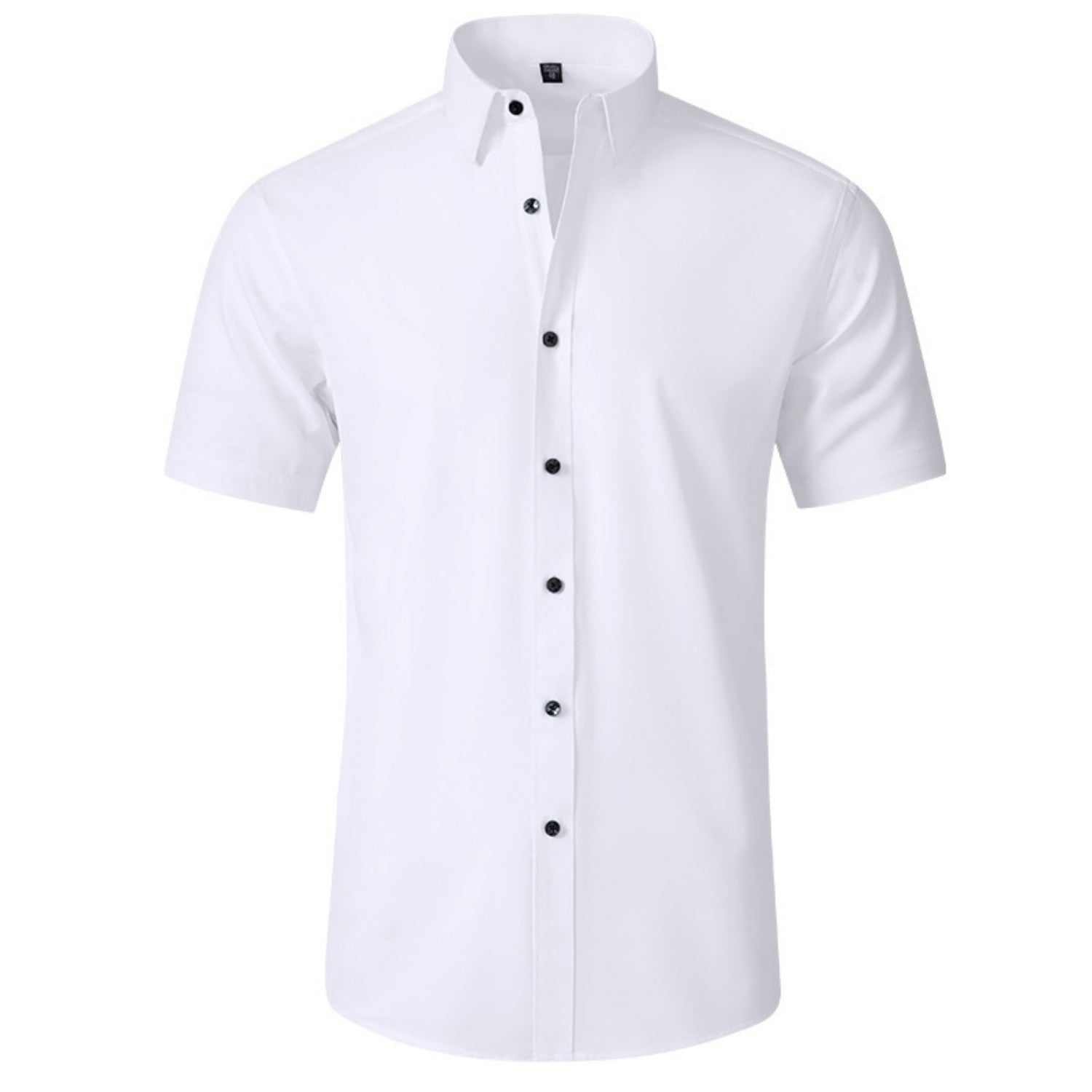 Men's Solid Color Simple Business Thin Shirt