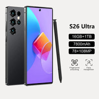 Best Selling Cellphones S26 16+1TB 48+108MP Global 5G Smartphone 7.3Inch Screen Cellphones for S26 ultra Smart Phone Black Best Selling Cellphones S26 16+1TB 48+108MP Global 5G Smartphone 7.3Inch Screen Cellphones for S26 ultra Smart Phone - shop_name