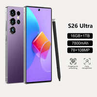 Best Selling Cellphones S26 16+1TB 48+108MP Global 5G Smartphone 7.3Inch Screen Cellphones for S26 ultra Smart Phone Purple Best Selling Cellphones S26 16+1TB 48+108MP Global 5G Smartphone 7.3Inch Screen Cellphones for S26 ultra Smart Phone - shop_name