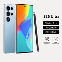 Best Selling Cellphones S26 16+1TB 48+108MP Global 5G Smartphone 7.3Inch Screen Cellphones for S26 ultra Smart Phone Blue Best Selling Cellphones S26 16+1TB 48+108MP Global 5G Smartphone 7.3Inch Screen Cellphones for S26 ultra Smart Phone - shop_name